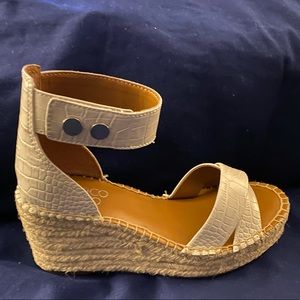 Franco Sarto Carlotta Espadrille Wedge Sandal, NWT